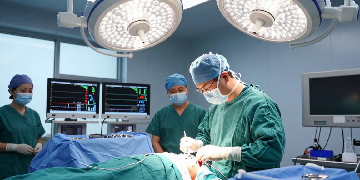 Brain tumor surgery showcasing beyin tümörü ameliyatı procedure with professional medical team in action.