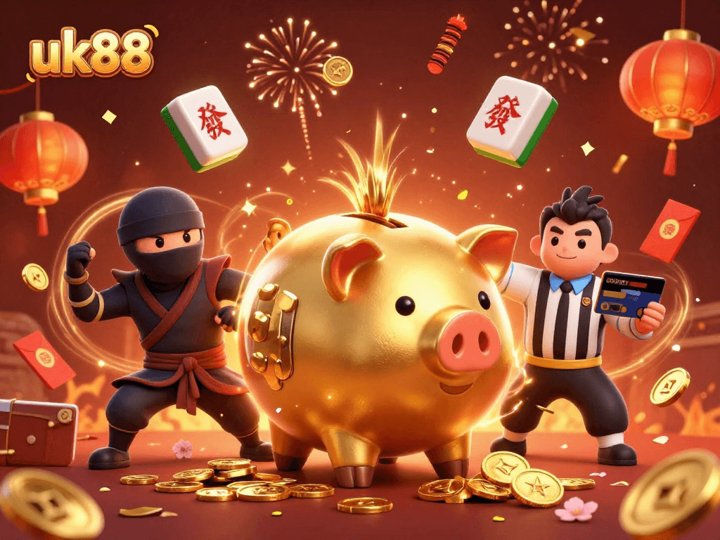 Experience thrilling wins with uk88’s colorful casino atmosphere filled with festive elements.