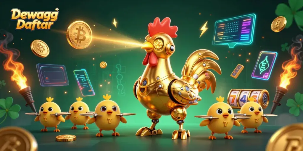 Engage with the thrilling Dewagg Daftar experience in an exhilarating 3D casino adventure.