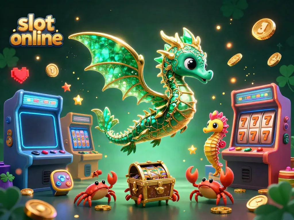 Engage with exciting slot online gameplay featuring colorful characters and vibrant arcade elements.