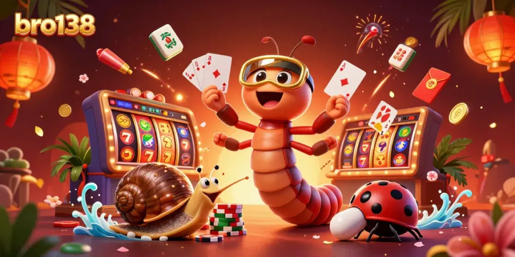 Engage with bro138's exciting jackpot slots while having fun with playful characters!