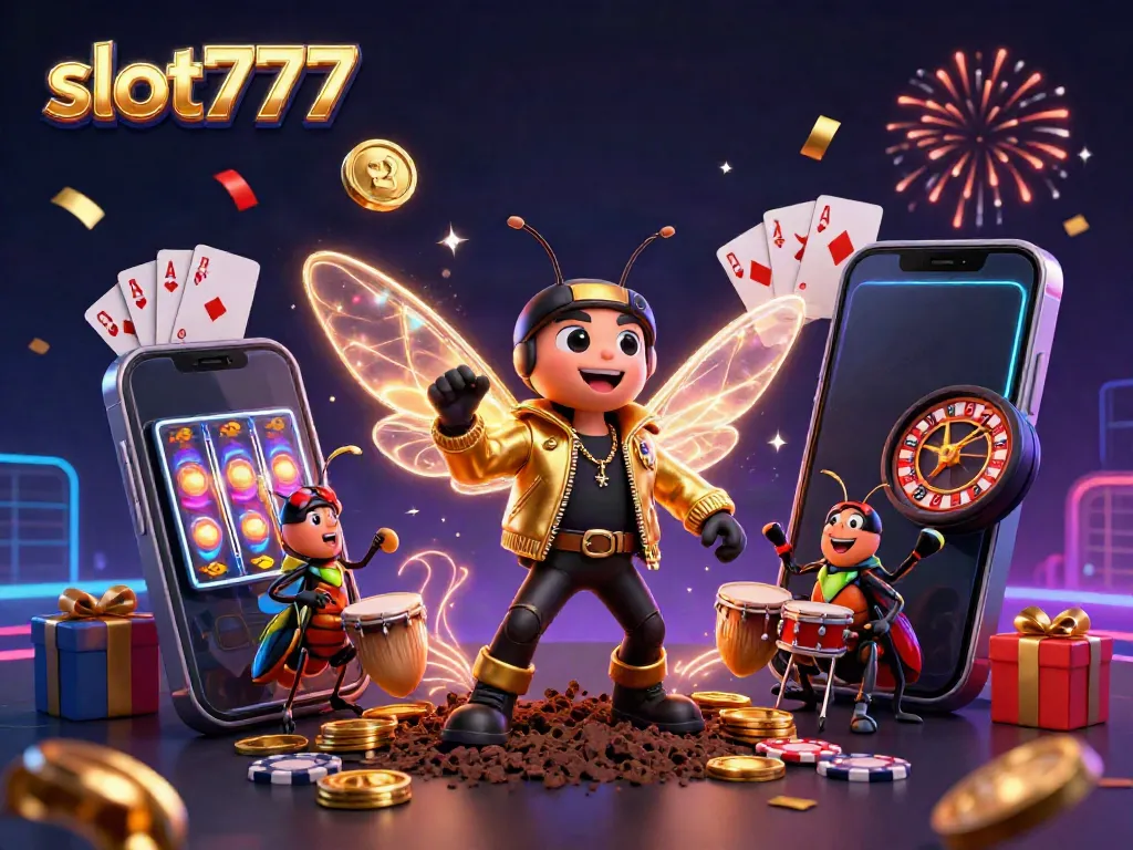 Experience exciting gameplay with slot777, featuring vibrant characters and dynamic slot elements.