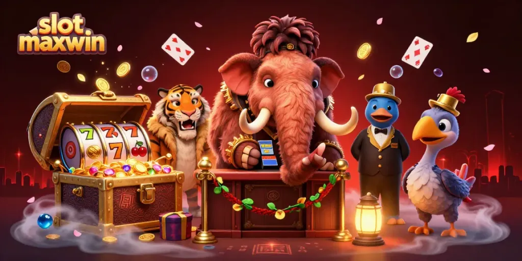 Discover the excitement of winning with the slot maxwin in an intricately detailed casino scene.
