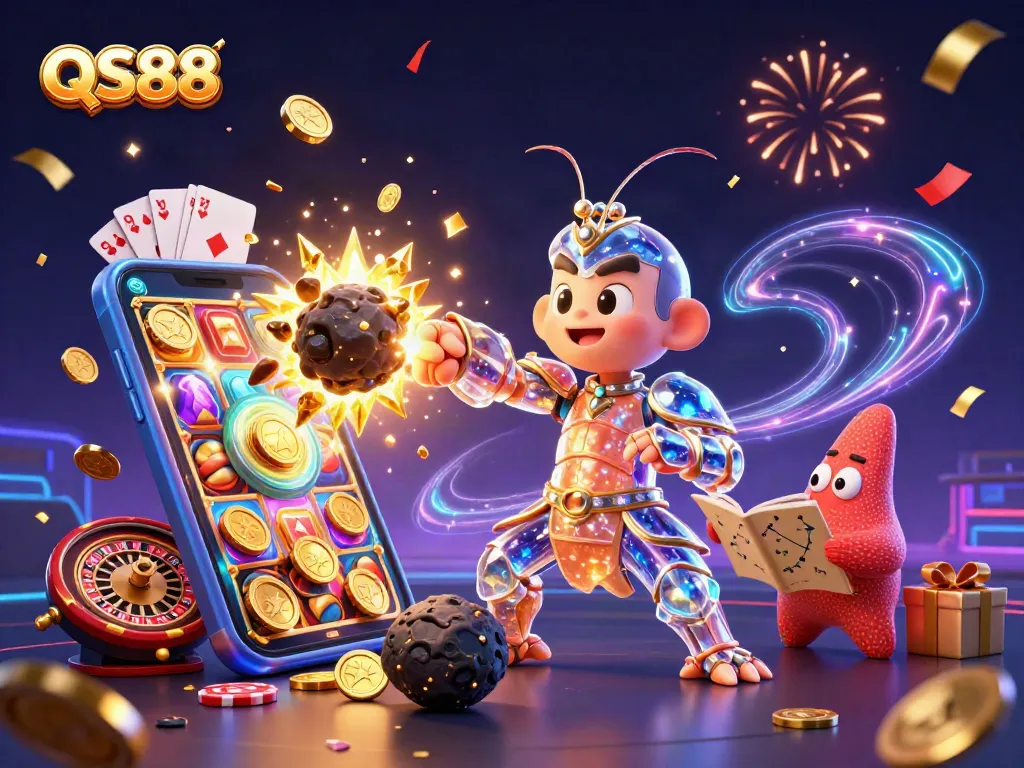 Engage with QS88's thrilling casino adventures featuring vibrant 3D characters and dynamic gameplay elements.
