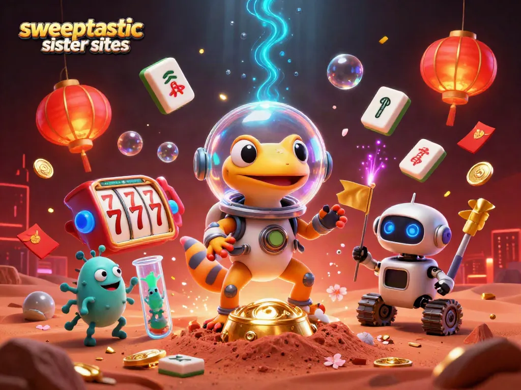 Experience the thrill of sweeptastic sister sites with a vibrant casino scene on Mars