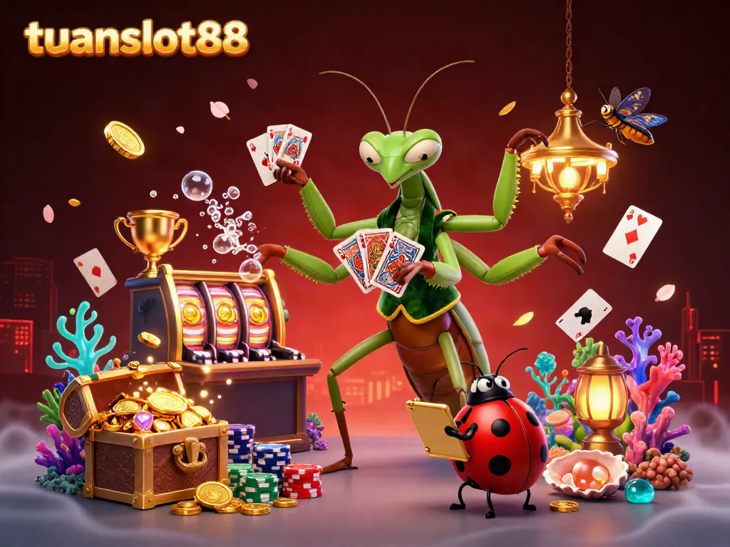 Permainan slot di tuanslot88 dengan peluang menang besar dan suasana kasino yang meriah.